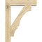 Ekena Millwork Balboa Block Rough Sawn Bracket w/ Offset Brace, Douglas Fir, 6"W x 24"D x 32"H BKT0604X24X32BOA05RDF - alternate 2